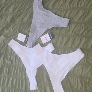3 Pair Sexy Basics Thong Underwear NWT
